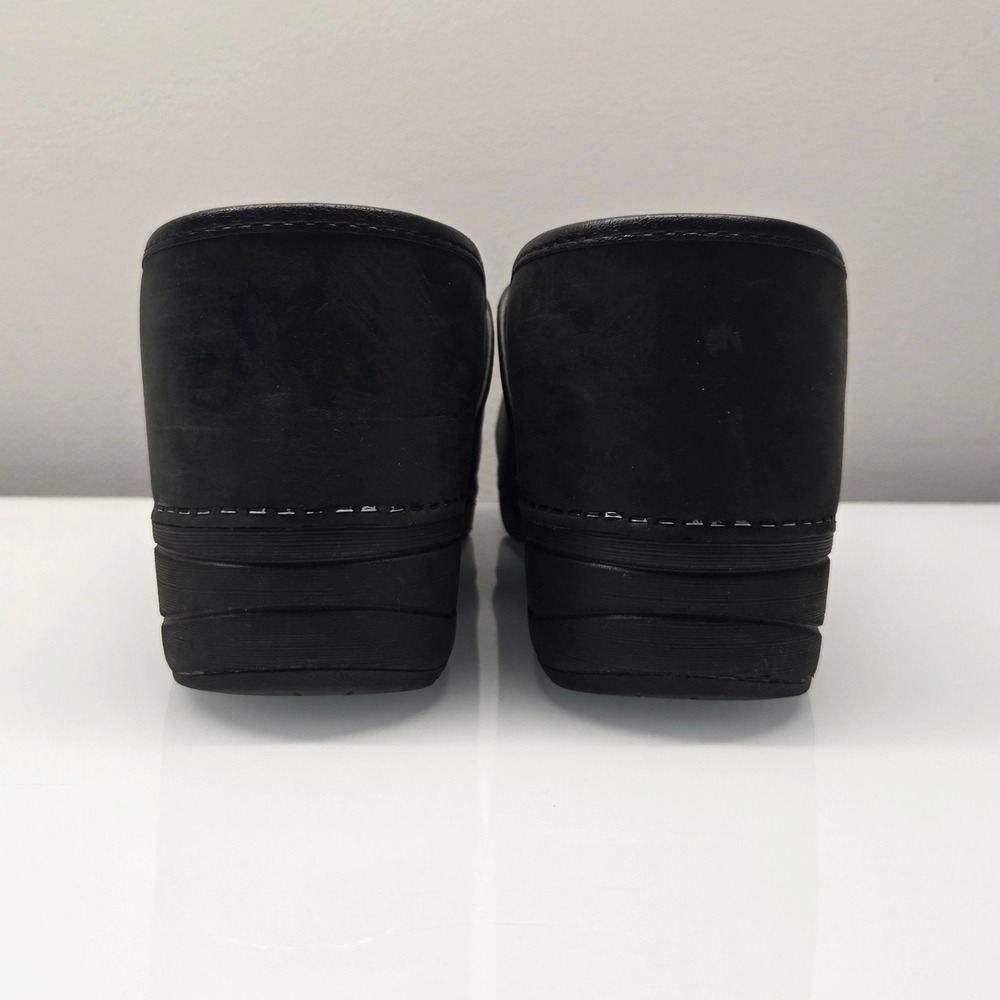 Dansko XP 2.0 Clogs Men 13 EU 46 Black Nubuck Leather Slip Resistant Work Shoes - Picture 4 of 11